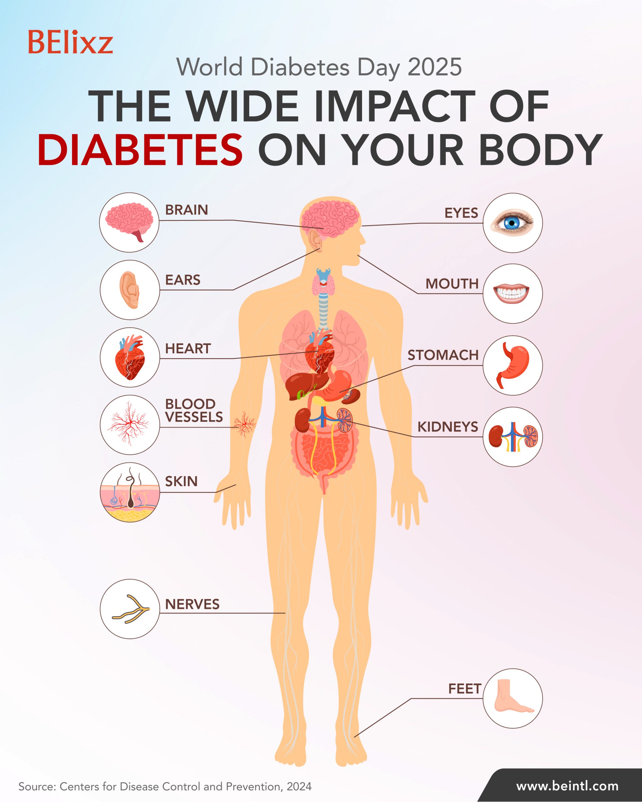 World Diabetes Day 2025: The Wide Impact of Diabetes on Your Body