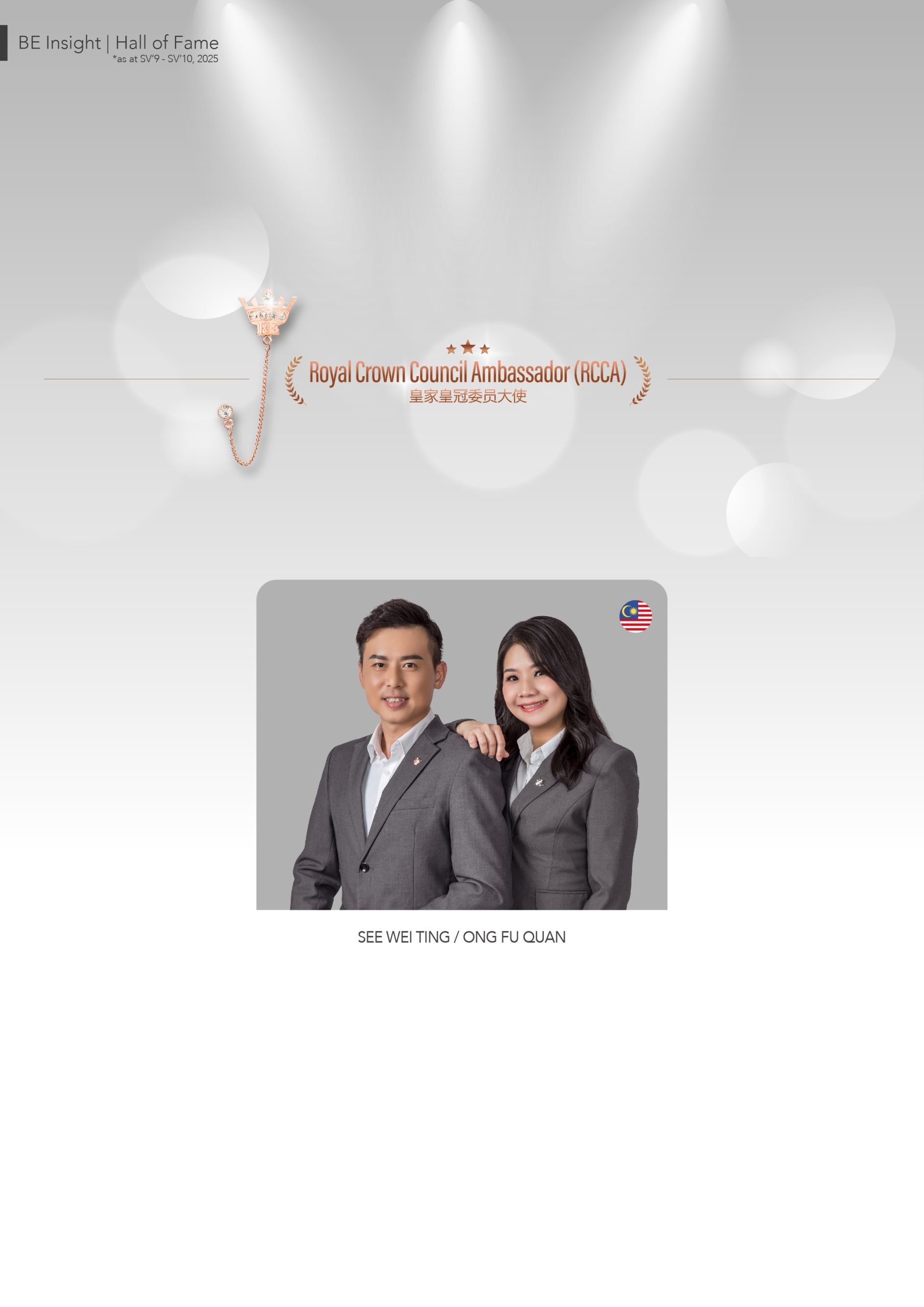 Hall of Fame ｜ 名人榜 (SV’9 – SV’10, 2025)