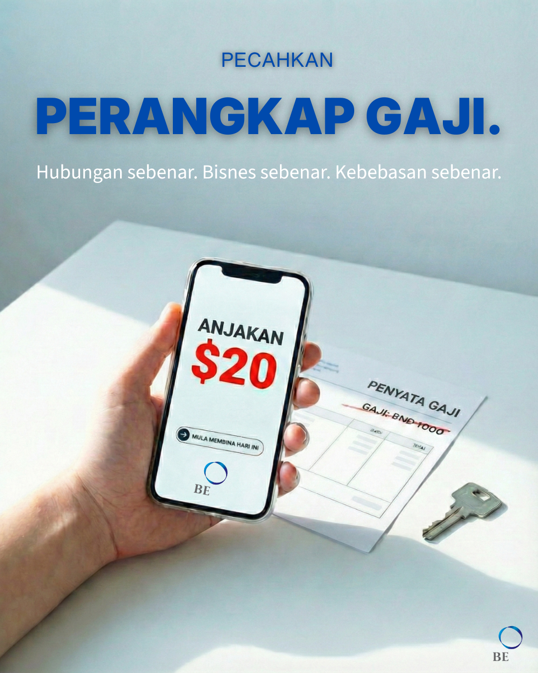 Perangkap Selesa: Kenapa Gaji BND 1,000 Itu Bahaya (Dan Cara Keluar Dengan Modal $20)